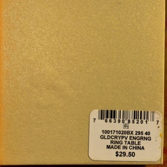 NWT Charter Club Gold-Tone Cubic Zirconia Overlap Open Ring size 7 - Picture 4 of 5